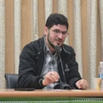 صحبت آقای ابراهیم نورمحمدی در بین دانش آموزان اعتکاف