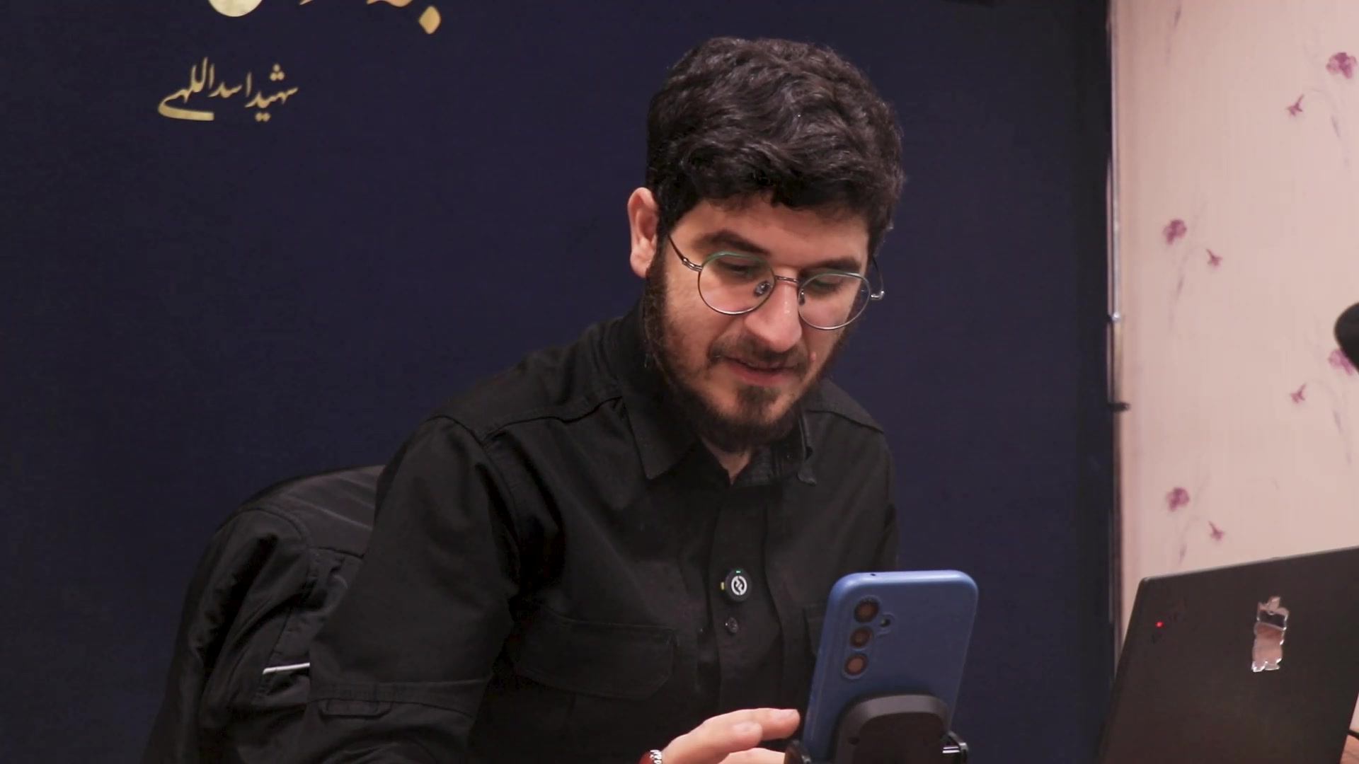 جلسه مجازی تبیین جنگ اقا ابراهیم نورمحمدی با جمعی از همیاران خانواده